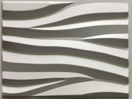 DIY Geometric 3D PVC Wall Panel dicuci ramah lingkungan kedalaman 0,1 sentimeter